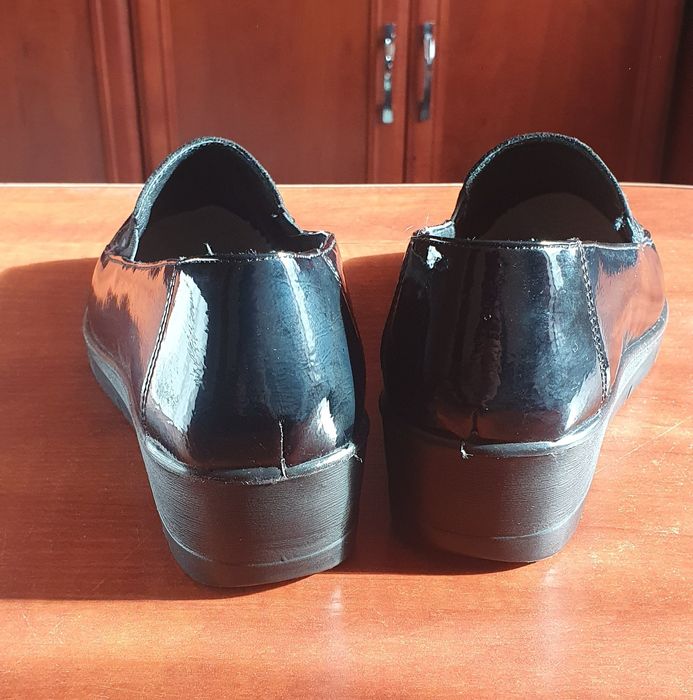 Mokasyny czarne rozmiar 38