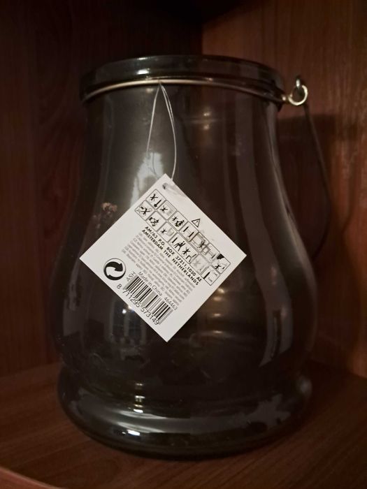 Lampion na swieczki przezroczysty