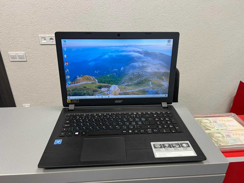 Acer Aspire 15.6 Intel Celeron N3350 4 Гб SSD M.2 128 Intel HD Graphics 500