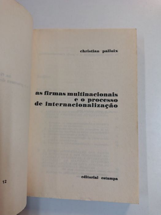 As formas multinacionais, de Christian Palloix