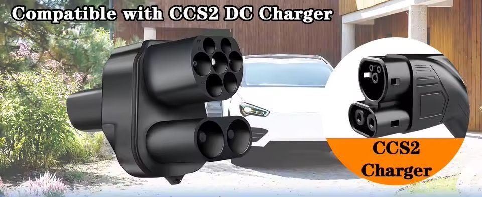 Адаптер (перехідник) GUWIEYG GEARELEC CCS2 to CCS1 to Tesla