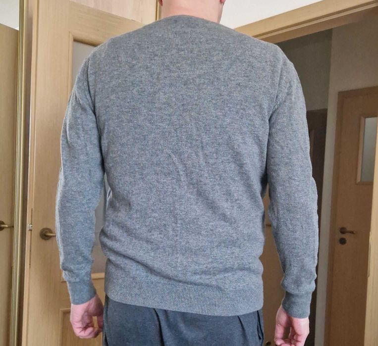 Sweter Męski szary AVENUE XL dla wysokiego - NOWY, TANIO, Warszawa