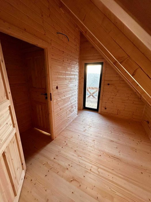 Drewniany domek letniskowy Karolina 61 + 19 m2 wersja CAŁOROCZNA
