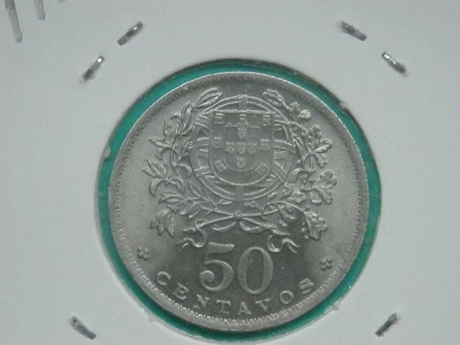 1453 - República: 50 centavos 1955 alpaca, por 8,50