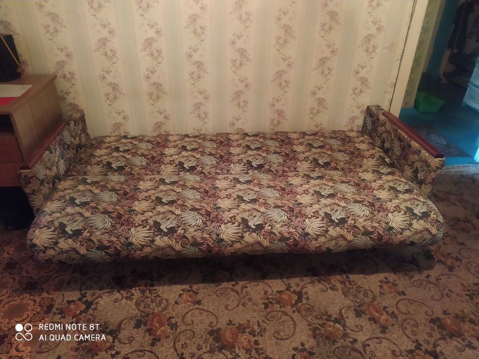 Диван-кровать с пружинным блоком