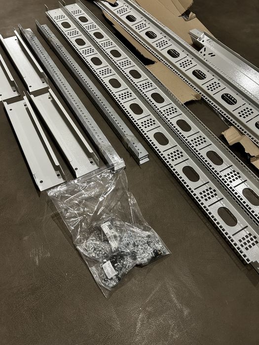 Стійка серверна 42U, подвійна, сіра