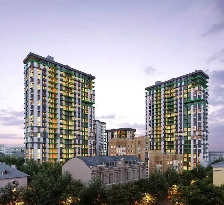 Продам 3-кімнатну квартиру бізнес-класу, 66 м², у ЖК «Дельмар» (центр)