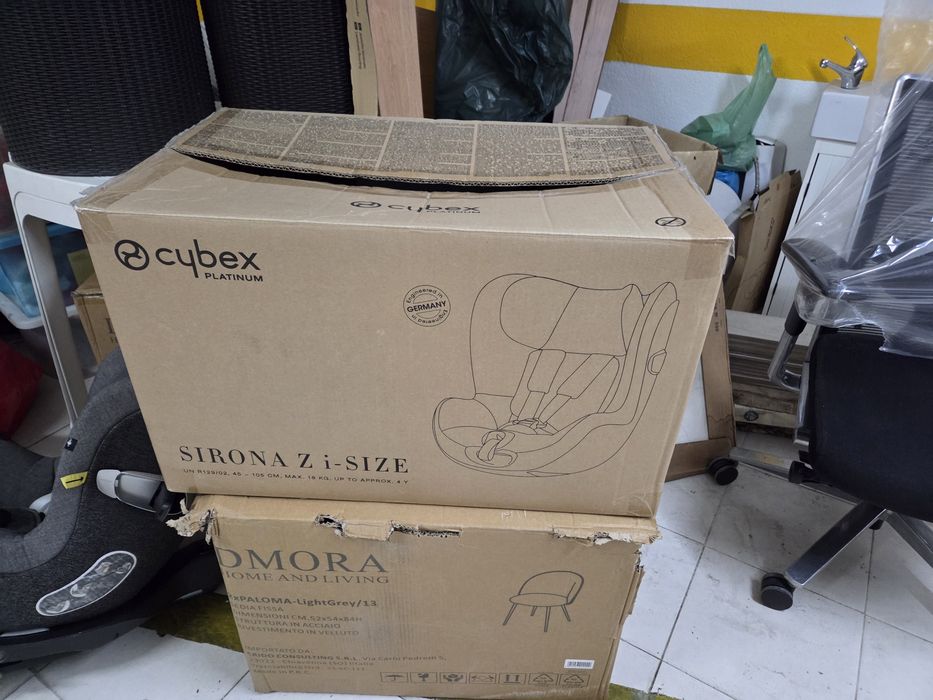 Cadeira auto Cybex c/ base rotativa 360⁰