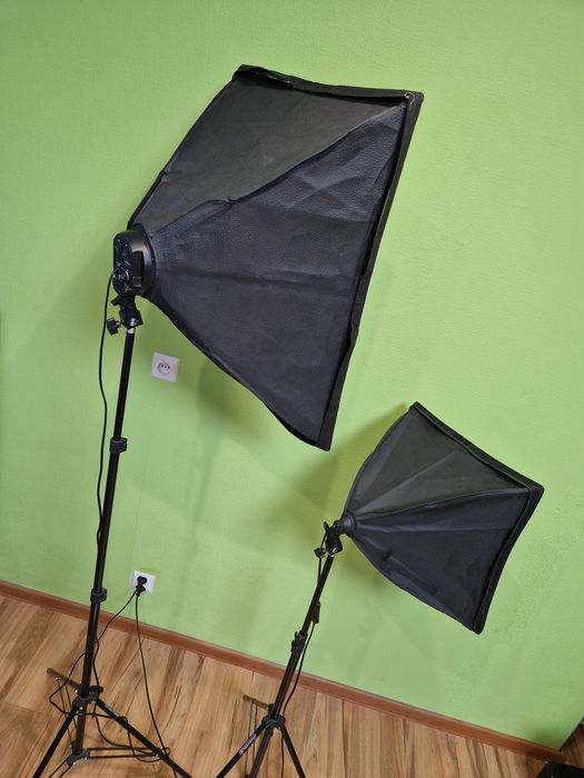 2 Softboxy / lampy fotograficzne / zamiast LED / oświetlenie studia