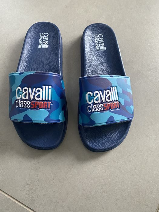 Klapki męskie nowe Cavalli class sport 43