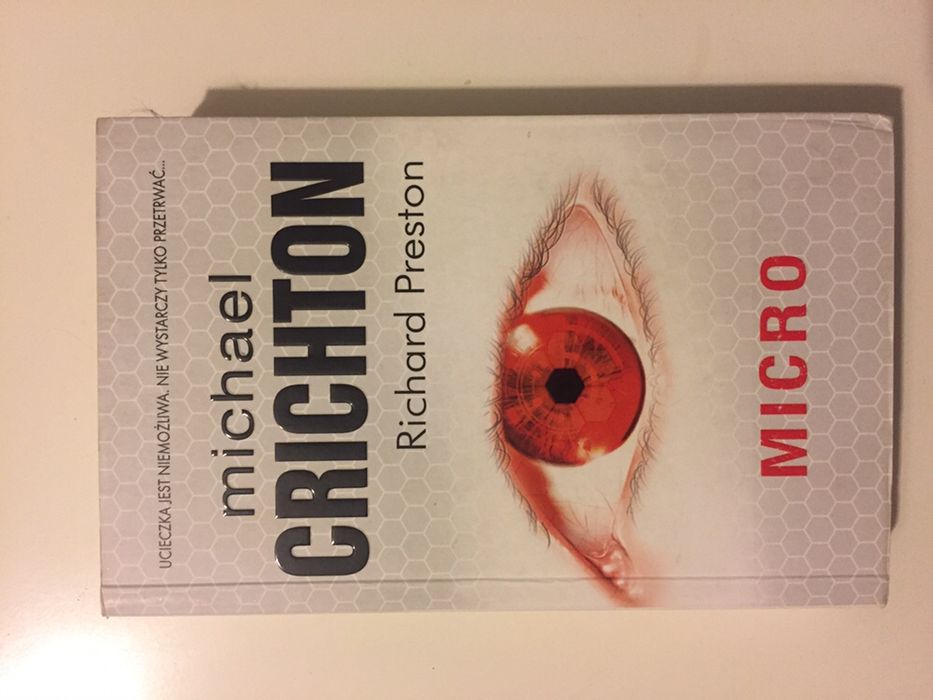 Michael Crichton Richard Preston Micro książka thriller
