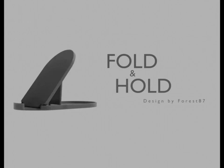 Suporte Dobrável e Ajustável para Smartphone (Fold & Hold)