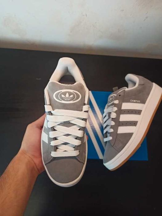 Przepiękne sneakersy Adidas Campus Szary rozmiar|36,5