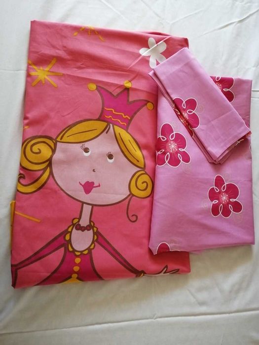 Conjunto Lençol-capa+Lençol+Almofada VERBAUDET NOVO