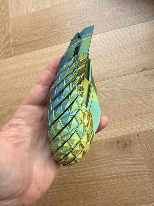 Magiczne rozkładane Smocze Jajo 3D Rainbow – fidget