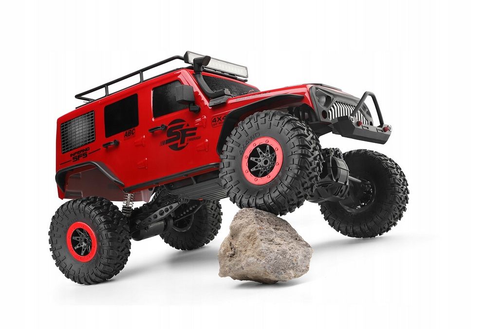 Jeep Rc Wltoys Rock Crawler 1:10 4Wd 2,4Ghz Świeci