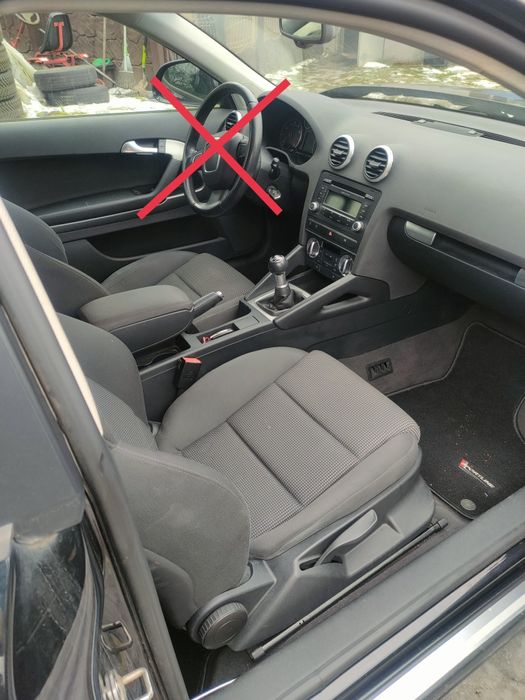 Audi A3 8P lift zderzak tył tylny 3D części LZ9Y PDC