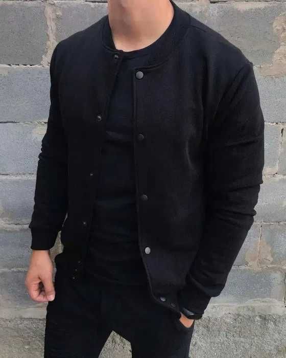 Бомбер мужской трикотажный куртка мужская весенняя осенняя американка