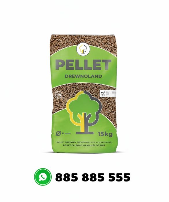 Pellet dębowy PREMIUM Drewnoland DINplusA1 6mm