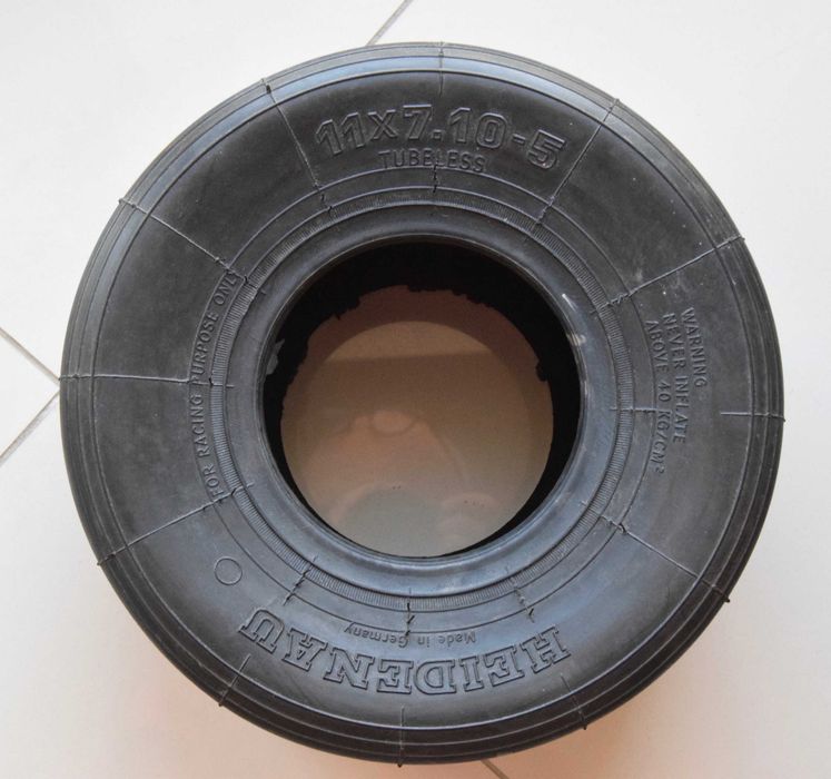 Pneu para Karting, Heidenau 11x7.10-5 Tubeless. Novo.
