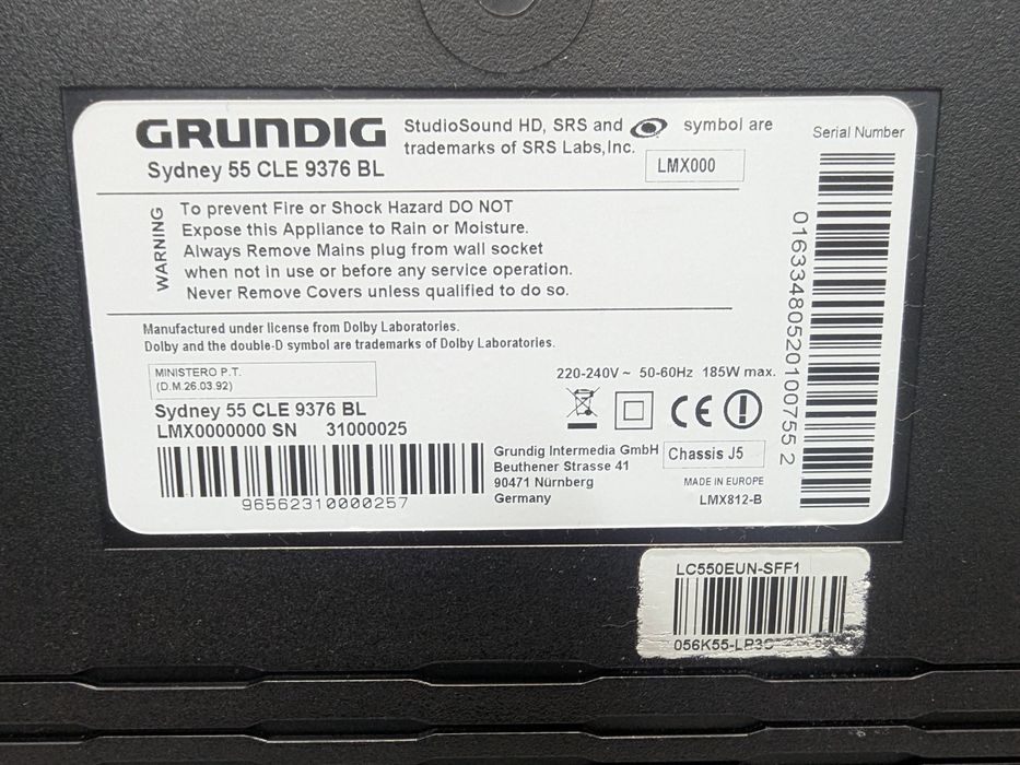Grundig  55 CLE 9376 BL 140cm (55") Full HD