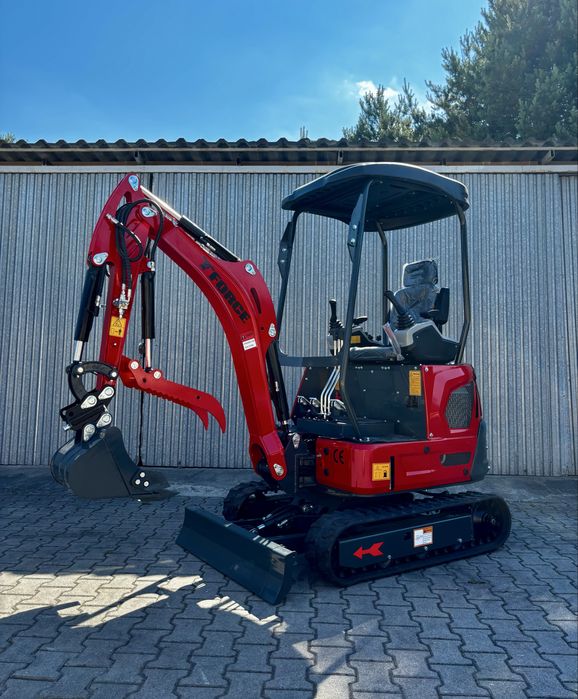 2026! NOWA Minikoparka TFORCE T18 1800kg FULL WYPOSAŻENIE DIESEL MOCNA 39KM 3-Cylindrowy