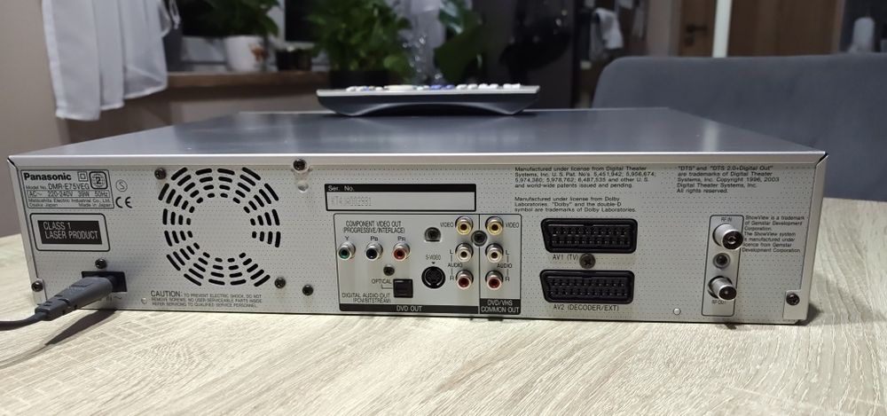 Panasonic DMR-E75V #Nagrywarka DVD VHS #S-VHS #6HD #Super Drive #SQPB