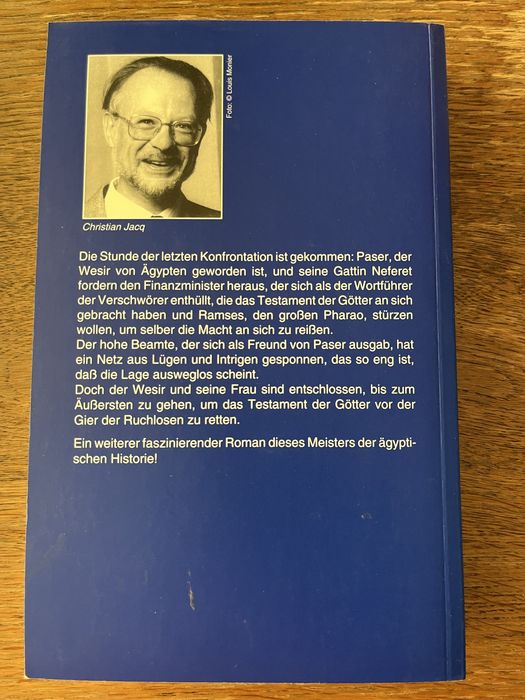 Christian Jacq Das Gesetz der Götter powieść po niemiecku