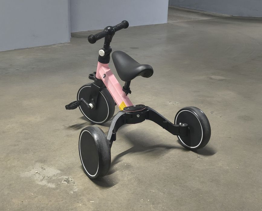 Triciclo Infantil Conversível 3 em 1 BIWOND Jungle Mix ( COR DE ROSA)