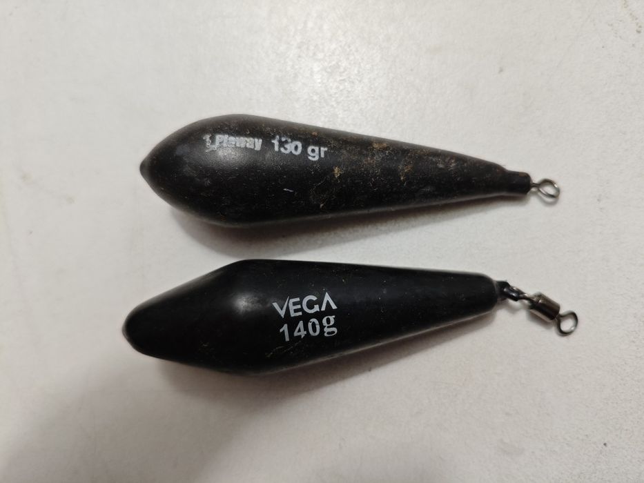 Chumbadas de pesca plastificadas