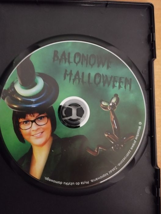 Balonowe Halloween DVD film instruktażowy do tworzenia dekoracji