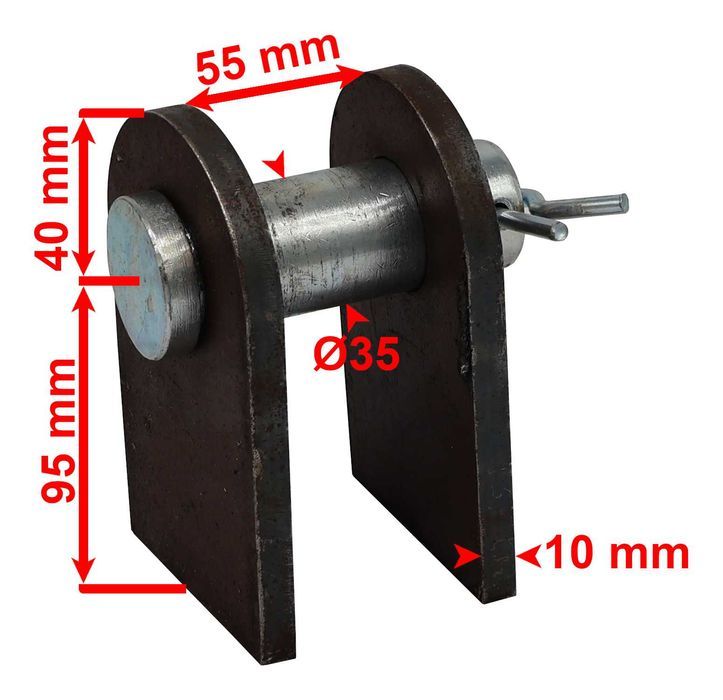 MOCOWANIE SIŁOWNIKA Ucho Sworzeń fi 35 [4231]