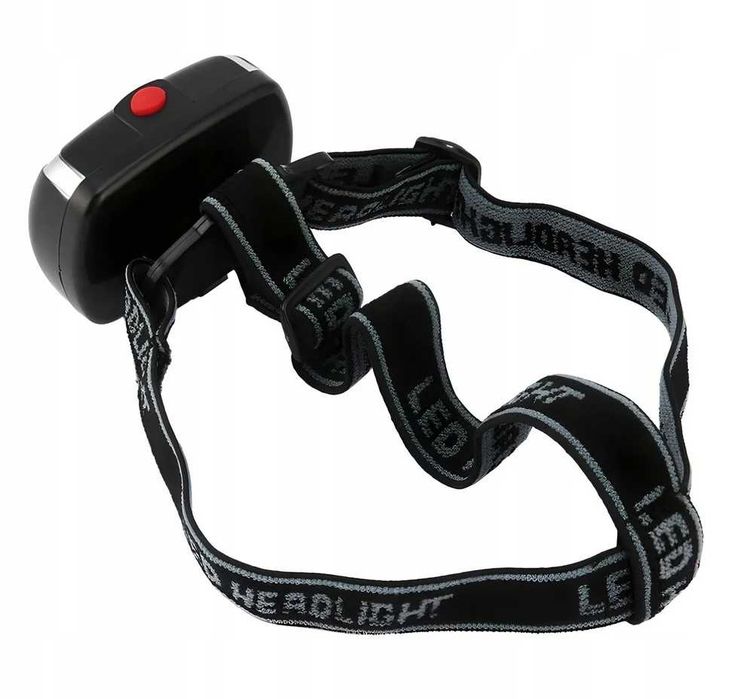 Latarka czołowa LED COB 3 tryby 80lm | Czołówka outdoor, praca (L1442)