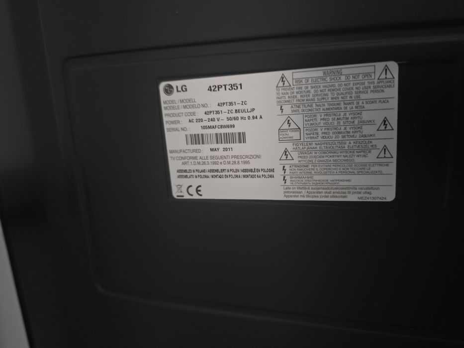 TV Plasma 42 polegadas LG460851463597608963
