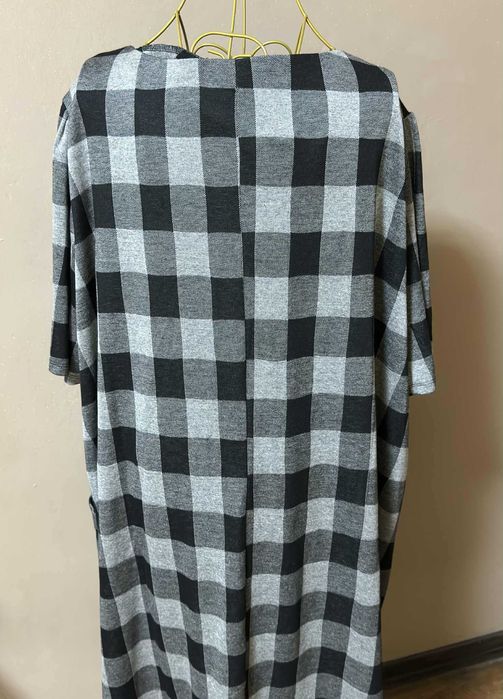 Evans sukienka plus size 9XL krata oversize wysyłka inpost GRATIS