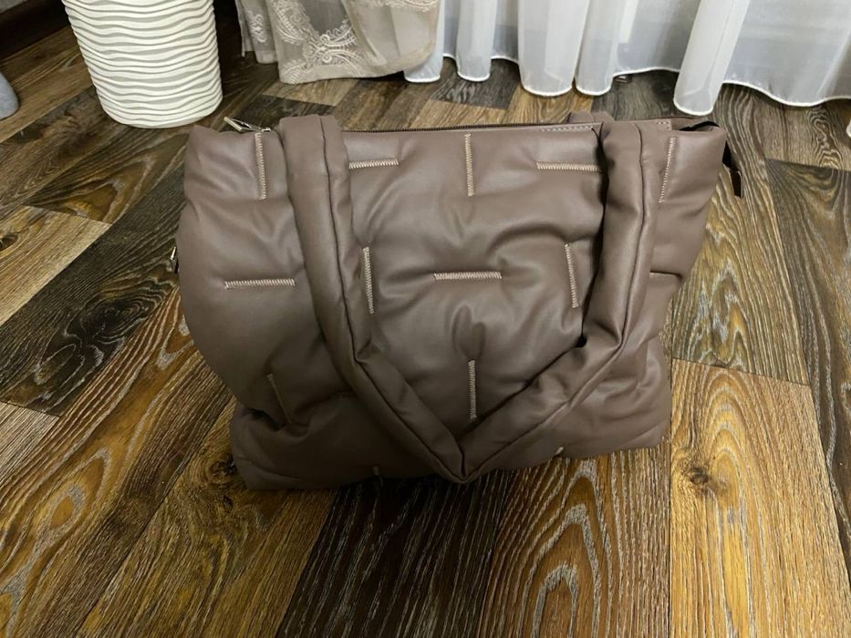 Сумка з еко шкіри дута