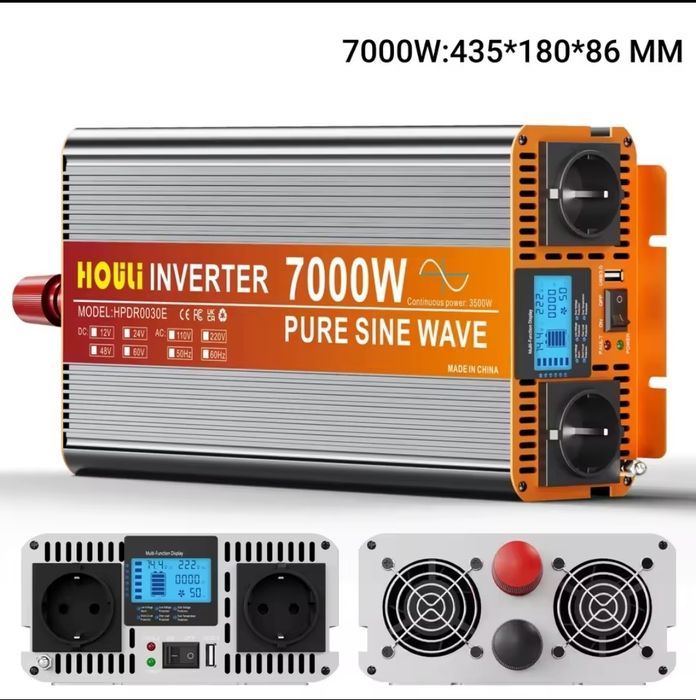 Inversor de onda pura Houli 12V 7000W