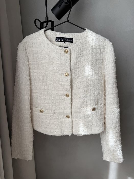 Твідовий жакет zara