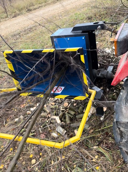 Uslugi rębakiem, wycinka drzew