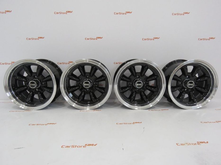 Jantes Ultralite 13x7 ET10 4x101.6 Pretas + Aba Polida