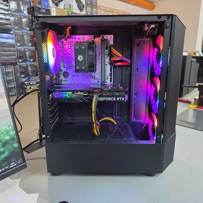 Компютер Новий Ryzen 5 5500, 16GB DDR4, MSI RTX 4060, SSD 480GB