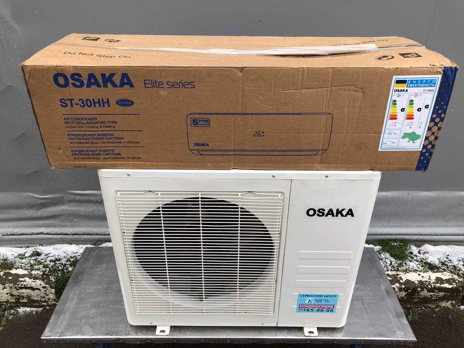 Кондиционер настенный мощный Osaka ST-30HH б/у до 90 м2 монтаж