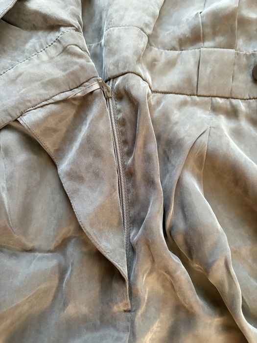 Massimo Dutti 42 czekoladowy kombinezon kaszmir cupra miekki