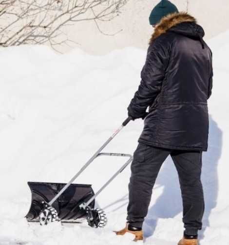 Ківш для збирання снігу скрепер Intertool колеса 660x320 лопата ковш