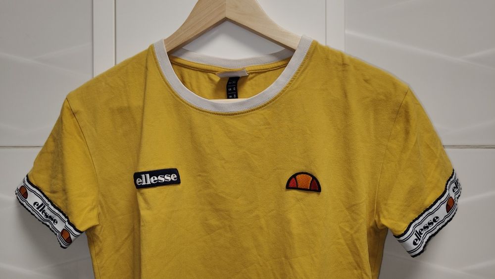 T-shirt Ellesse r. 8 / 36 / S żółta krótka