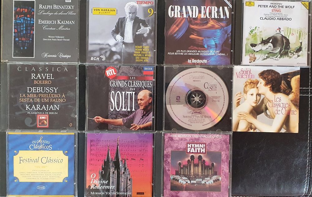 Classical music CDs. Bach, Puccini, Schumann, Wagner, Handel, etc.64584212250242124