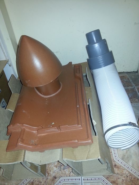 Kominek wentylacyjny Creaton Futura Signum miedź 100mm nowy idealny