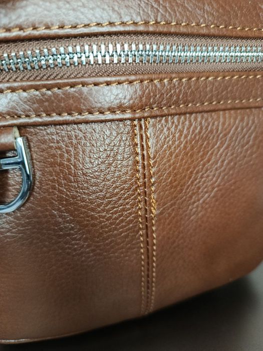 Шкіряна чоловіча сумка месенджер.