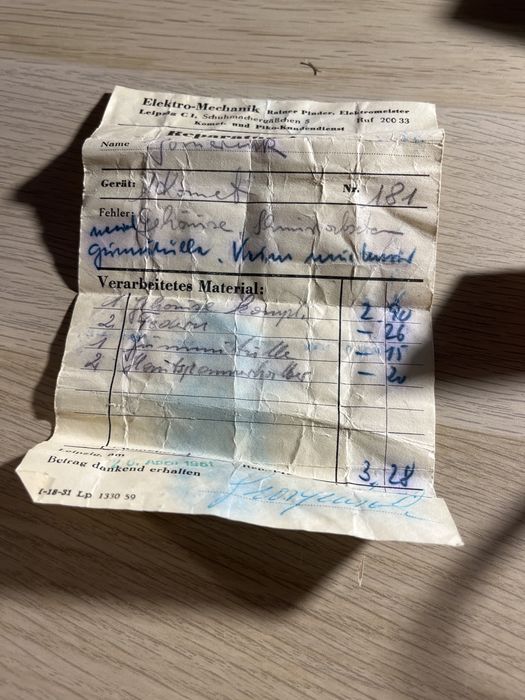 Golarka lata 60 komet