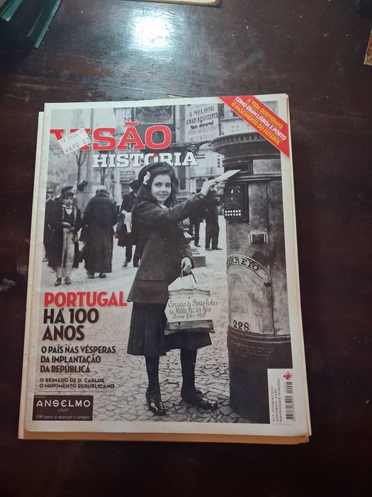 Lote 6 revistas Visão História
